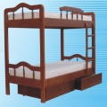 Двухъярусные кровати из массива