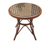 стол круглый из искусственного ротанга d60 бамбук "bamboo" арт.2014