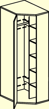 Угловой шкаф фруттис размеры