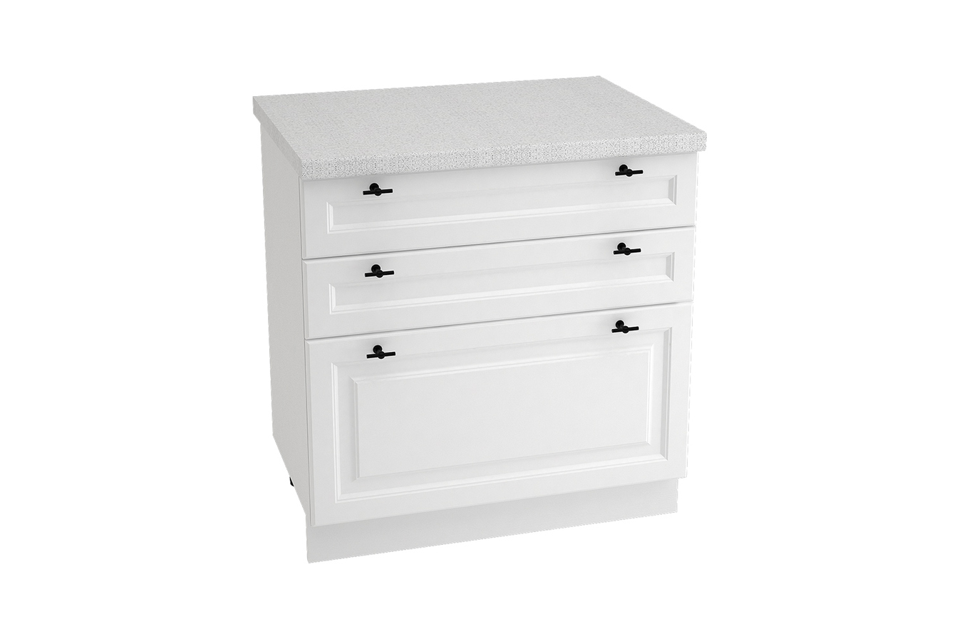 стол с тремя ящиками №43 ницца royal шн3я 800