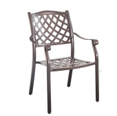 кресло из литого алюминия стиль «style» арт.6169