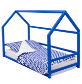 детская кровать-домик монтессори svogen синий