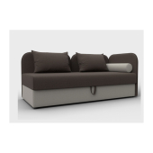 тахта лига-094 рогожка амур 05 коричневый/амур 02 бежевый