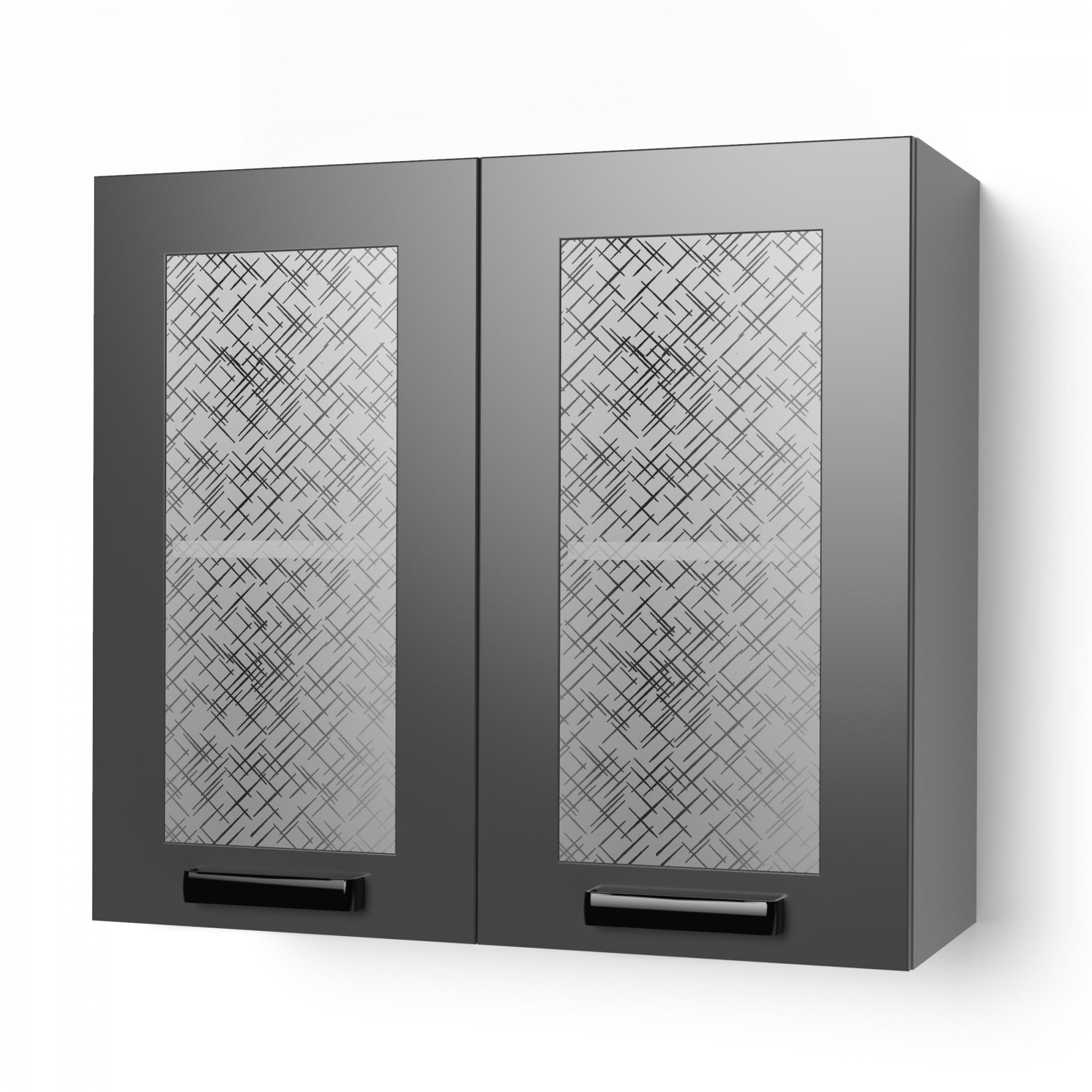 шкаф верхний 800 со стеклом квадро  8вс