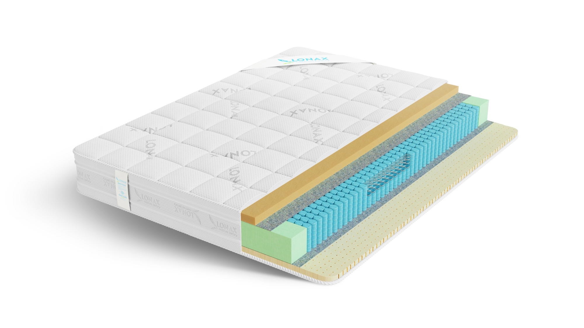 матрас lonax memory-latex s1000