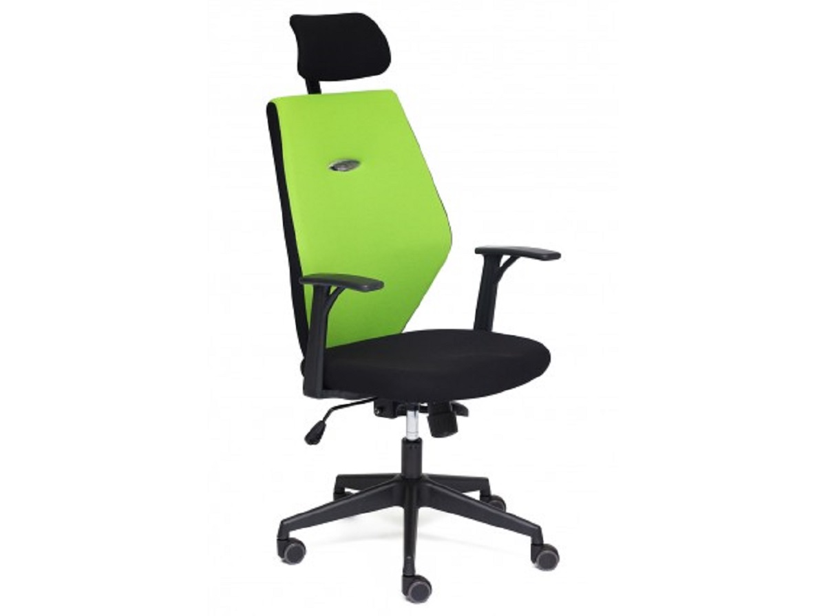 Компьютерный стул Бюрократ черный с зеленым