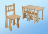 стол и 2 стульчика
