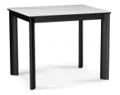 керамический стол кина alpine white/черный