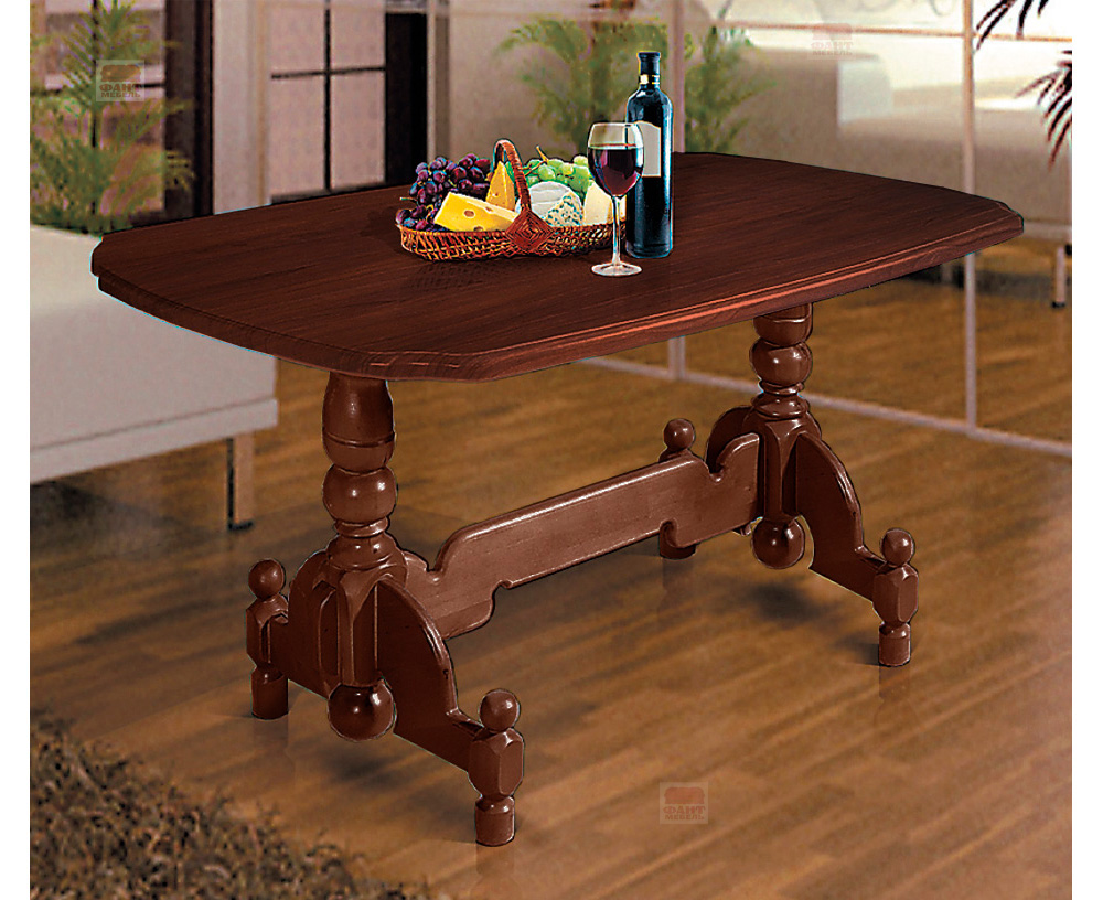 кухонный деревянный стол с полкой