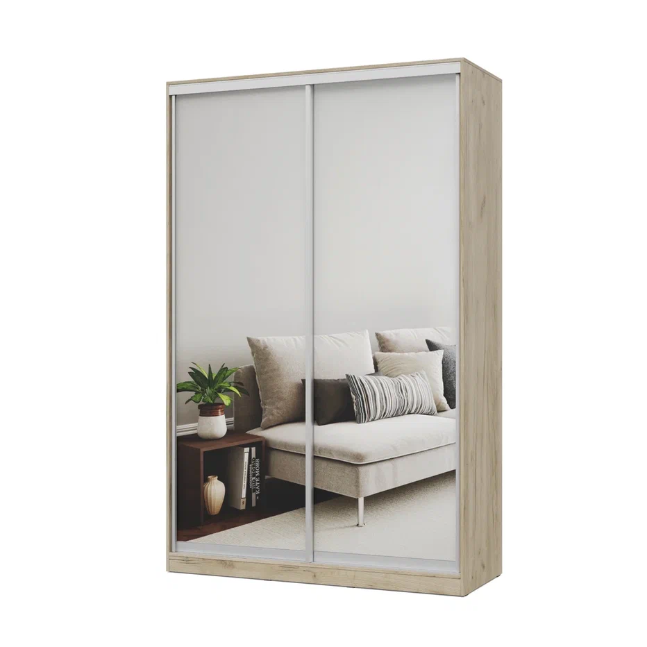 шкаф-купе роланд р153 серый дуб