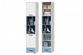 шкаф для книг с 2 дверками и 1 ящиком стич