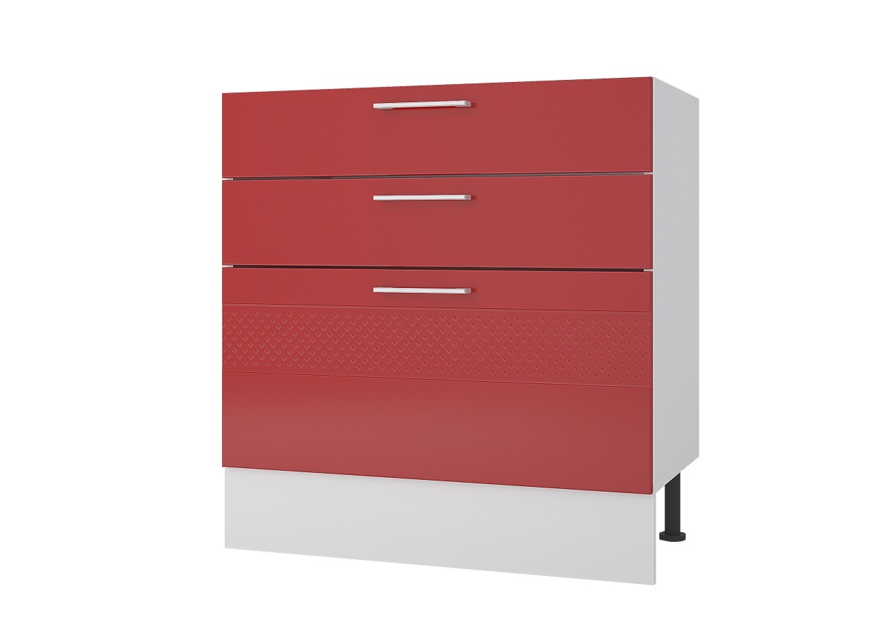 стол с тремя ящиками 80 люкс №23