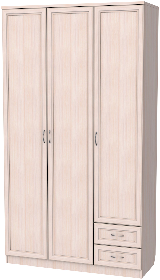 Шкаф 3-х дверный для одежды и белья с ящиками Гарун 113