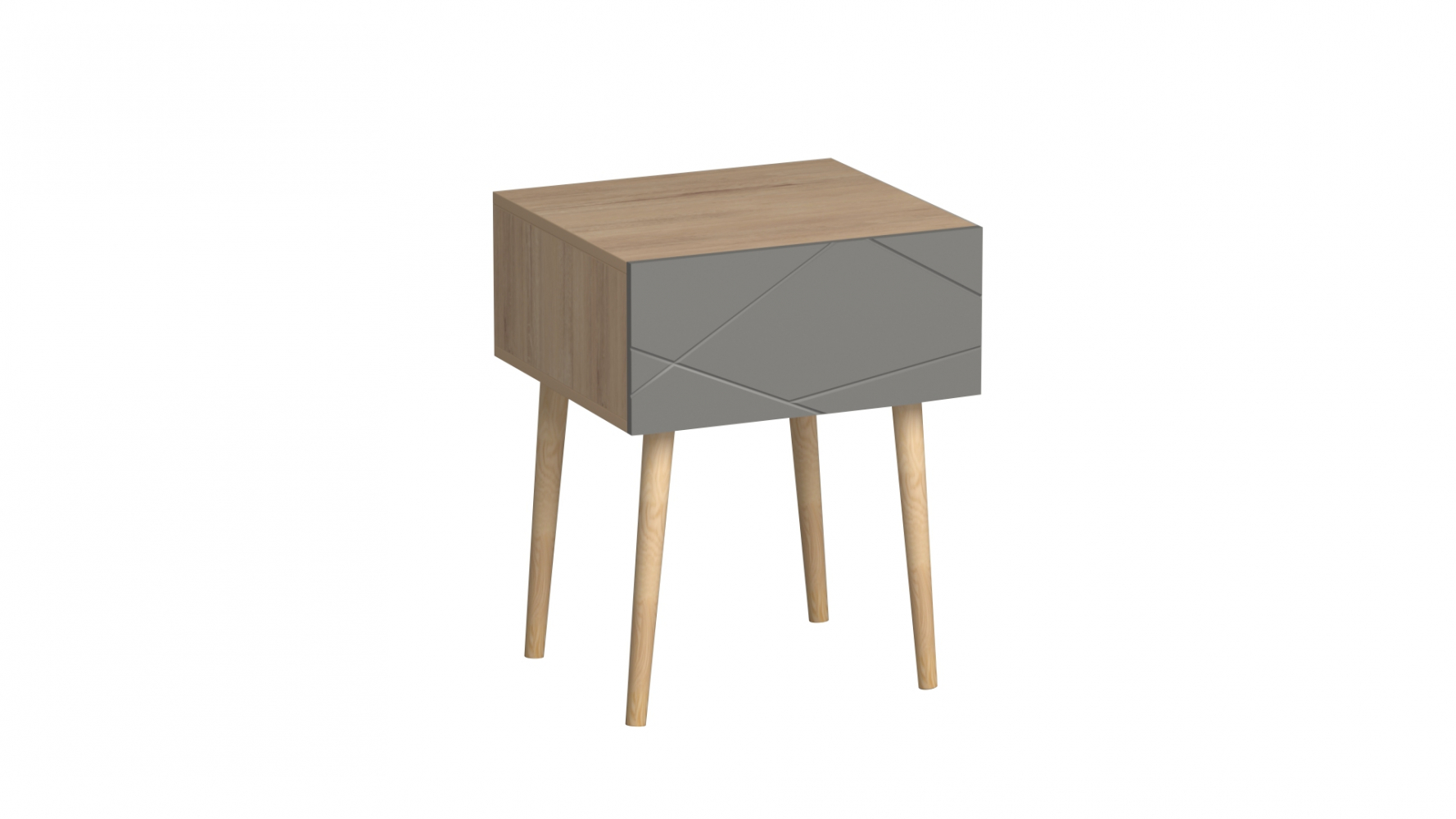 тумба прикроватная split высокая