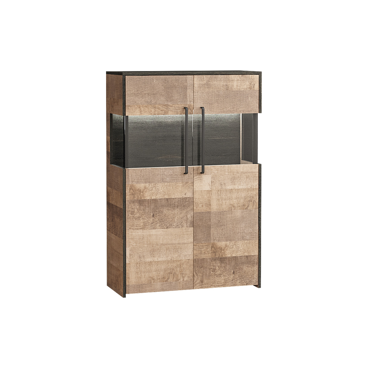 комод с витриной трувор 13.306