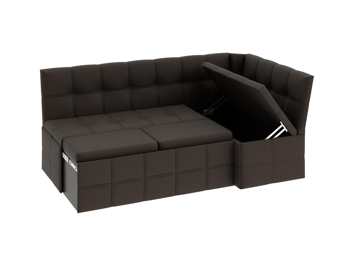 Малогабаритный угловой диван со спальным местом для кухни