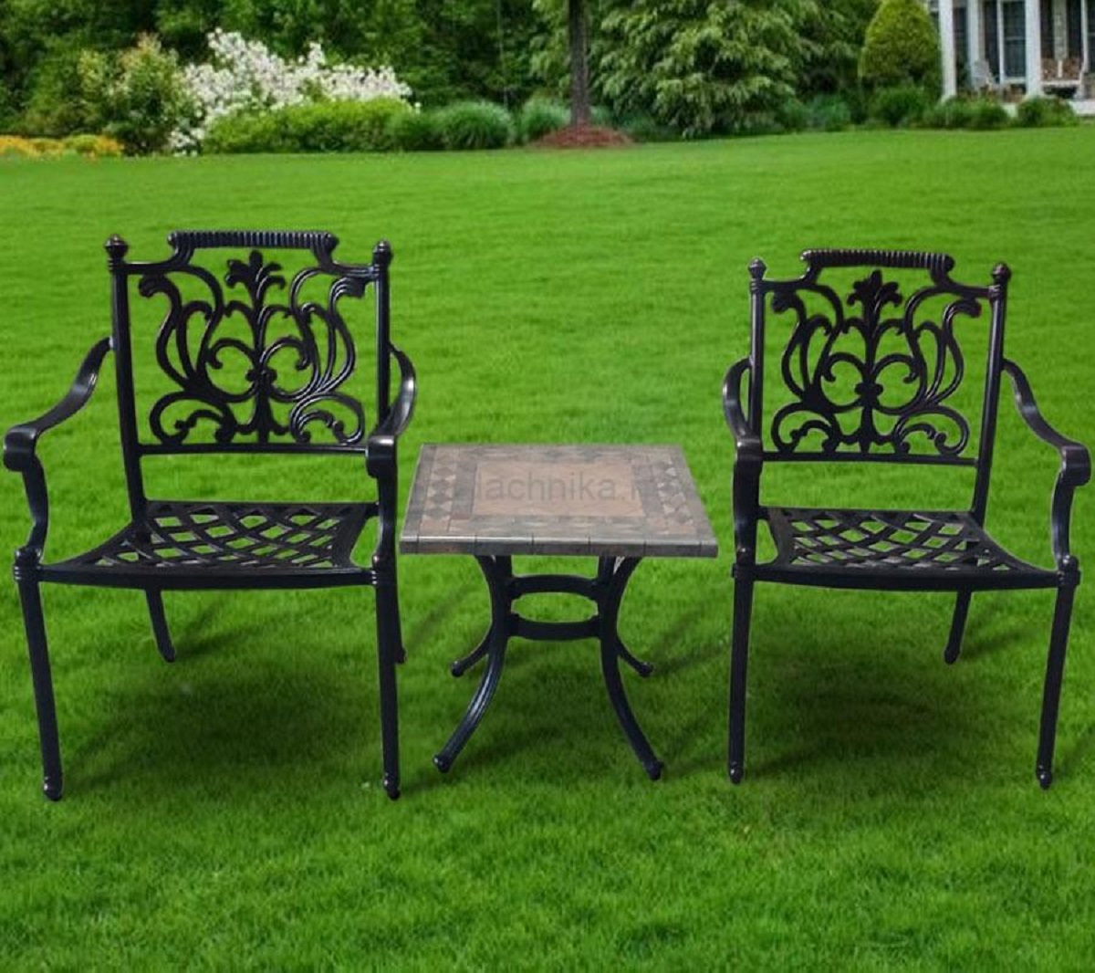 Садовая мебель стол и 2 стула