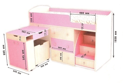 Детская кровать чердак малыш инструкция по сборке