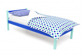 детская кровать svogen classic мятно-синий