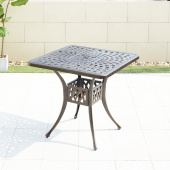 стол квадратный из литого алюминия сорренто sorrento арт.6116