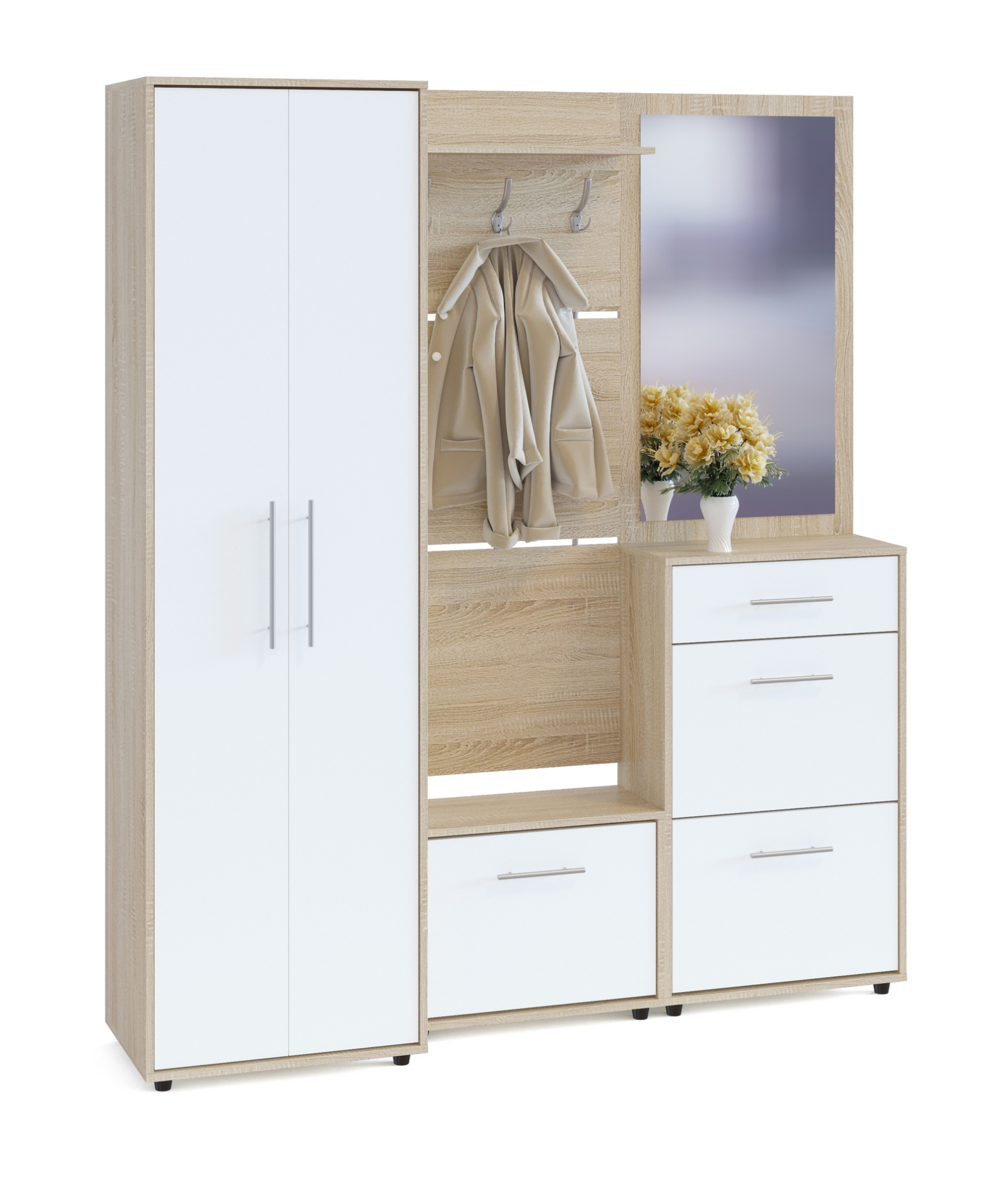 прихожая тп-1 + тп-2 + пз-3 + вш-5.1 + шо-1