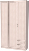 шкаф 3-х дверный для одежды и белья с ящиками гарун 113