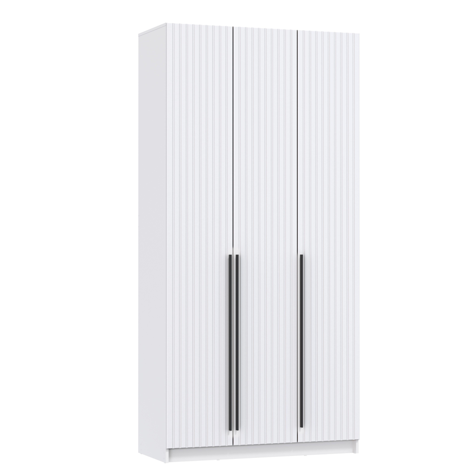 шкаф 3-х дверный 67.08 брандо лдсп/мдф белый