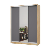 шкаф-купе роланд р182 золотой дуб/графит