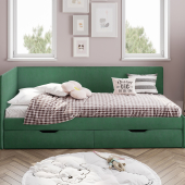 кровать лео кр-49 изумруд