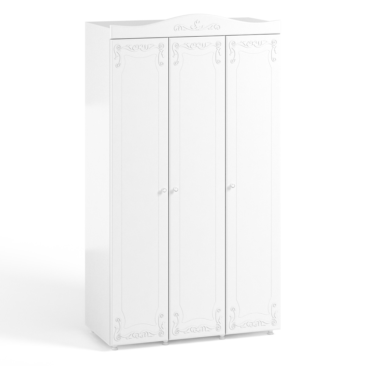 трехдверный шкаф икеа белый