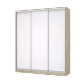 шкаф-купе роланд р201 серый дуб/белый