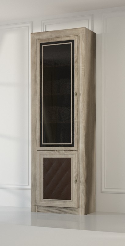 Шкаф-витрина для книг №204М Корвет МК 51