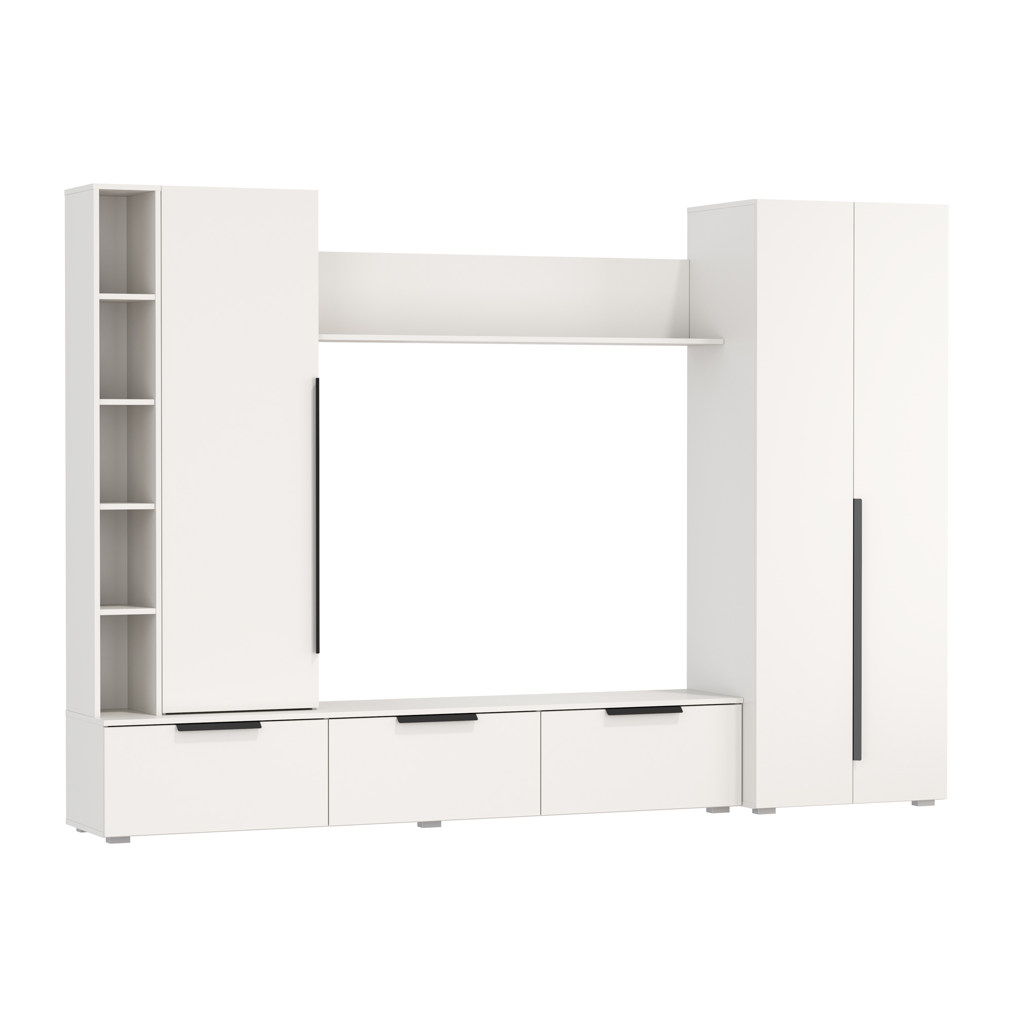 стенка 63.02 аккорд белый/белый