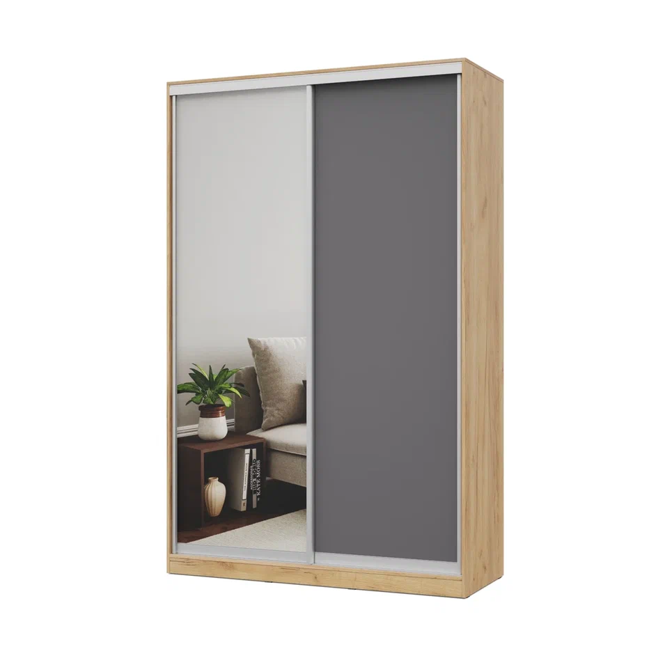 шкаф-купе роланд р152 золотой дуб/графит