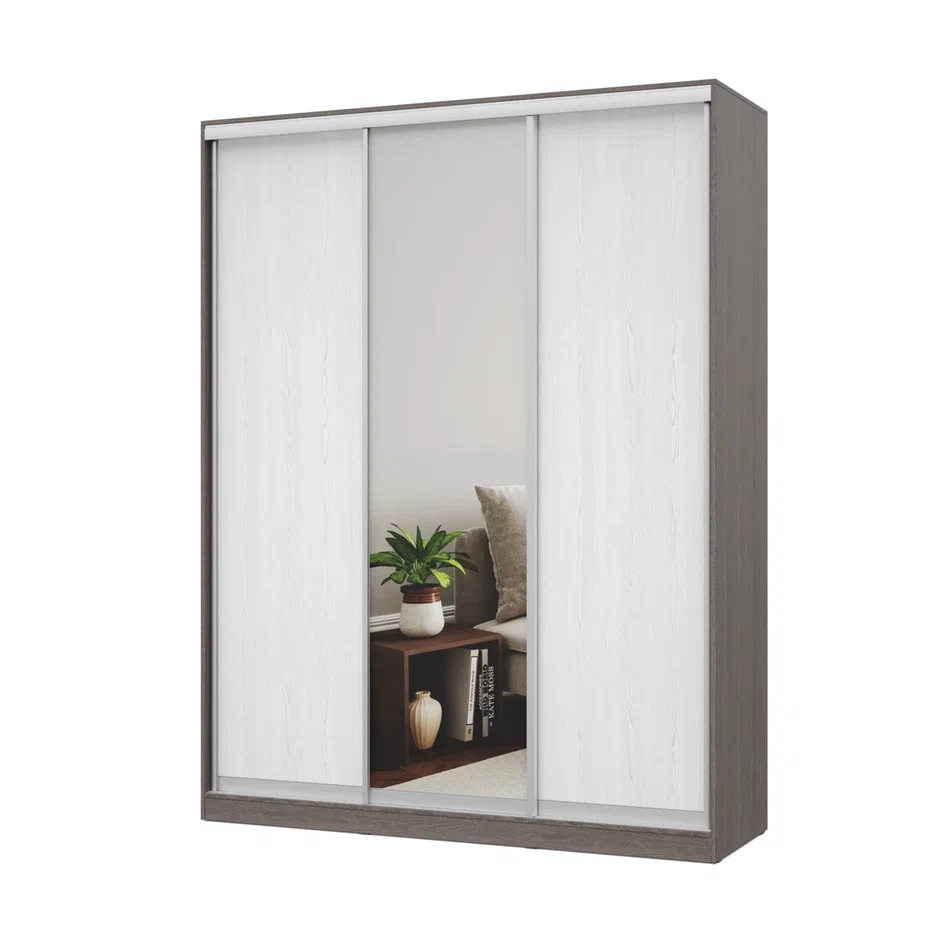 шкаф-купе роланд р182 анкор тёмный/анкор светлый