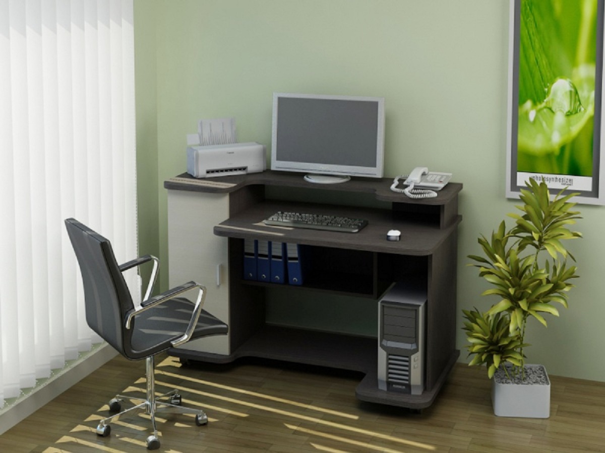 место для принтера на компьютерном столе