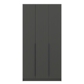 шкаф 3-х дверный 67.08 брандо лдсп/мдф графит