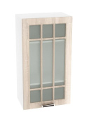 шкаф 1-но дверный со стеклом №129 прага швс 509н