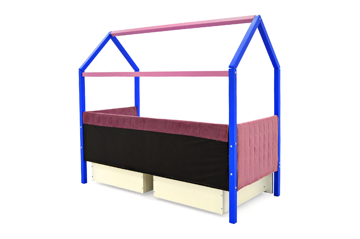 Кровать-домик детская мягкая svogen