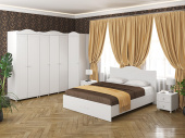 спальня италия белое дерево (вариант 4)