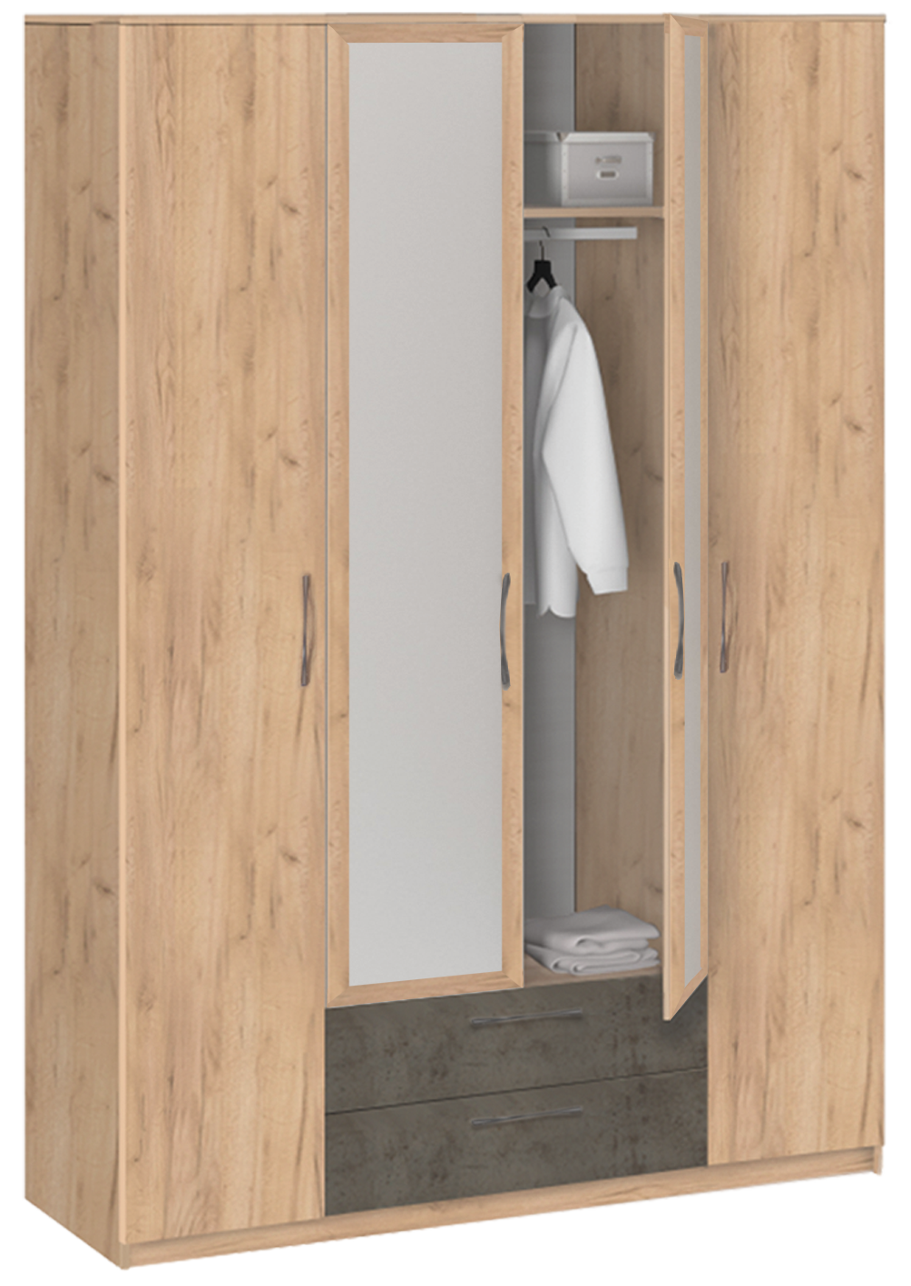 Шкаф для одежды 3 дверный лофт