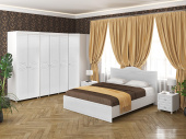 спальня монако белое дерево (вариант 4)