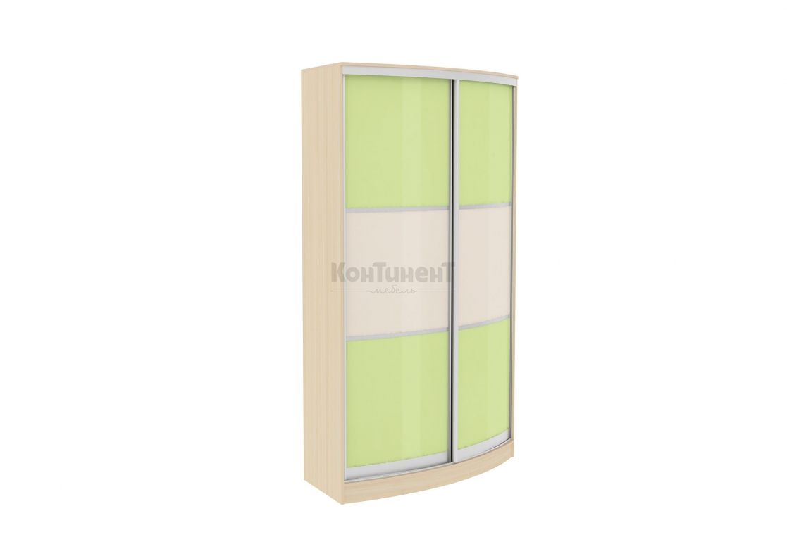 радиусный шкаф-купе арт.60 пластик