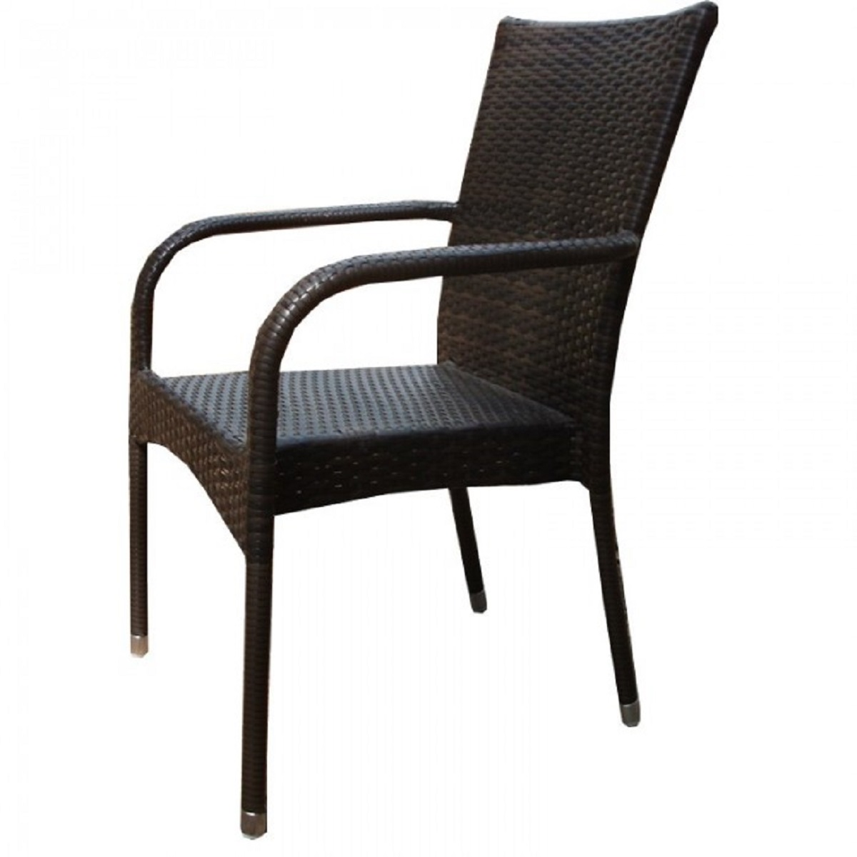 Кресло Milan (Милан) 0009-1 коричневое из искусственного ротанга