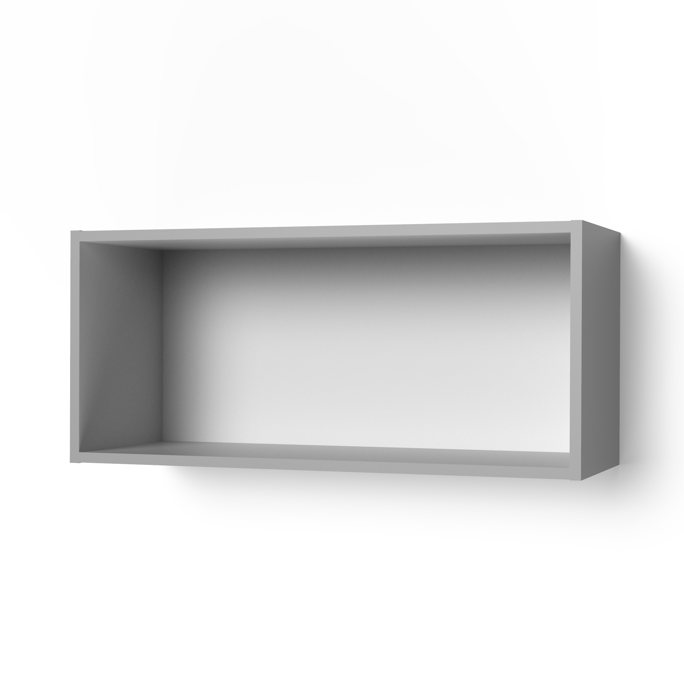 шкаф навесной горизонтальный со стеклом
