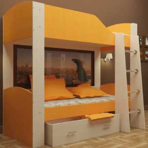 Детские 2-х ярусные кровати — купить недорого по ценам производителя вМоскве.