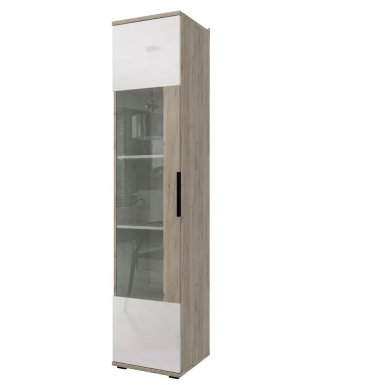 шкаф со стеклом альянс 435.02