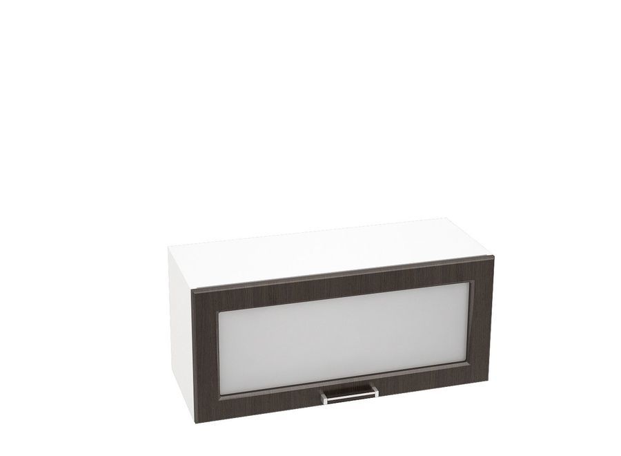 шкаф горизонтальный со стеклом №21 прага швгс 800