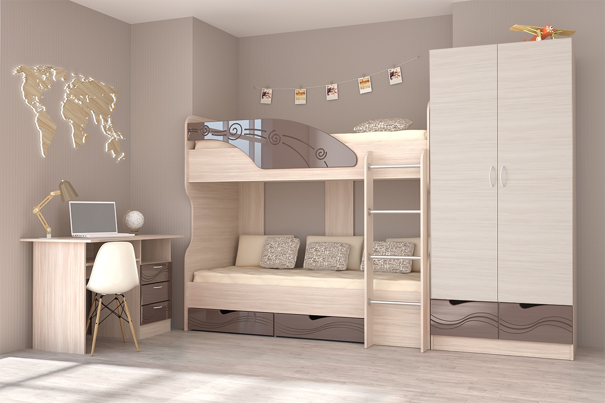 молодежная бриз мдф (вариант 3)