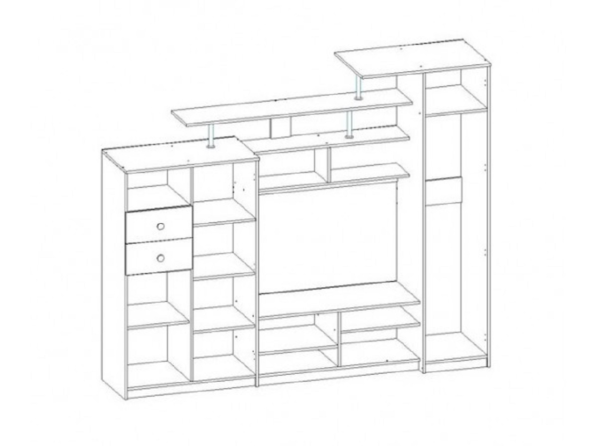 тумба комбинированная алиса 7 сборка